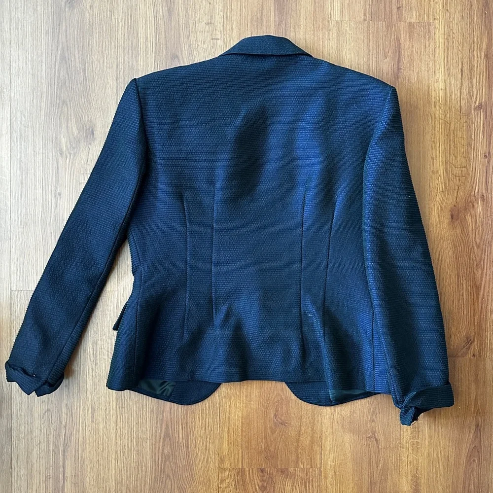 Vintage Christian Dior Iridescent Blue Blazer - Picture 8 of 14